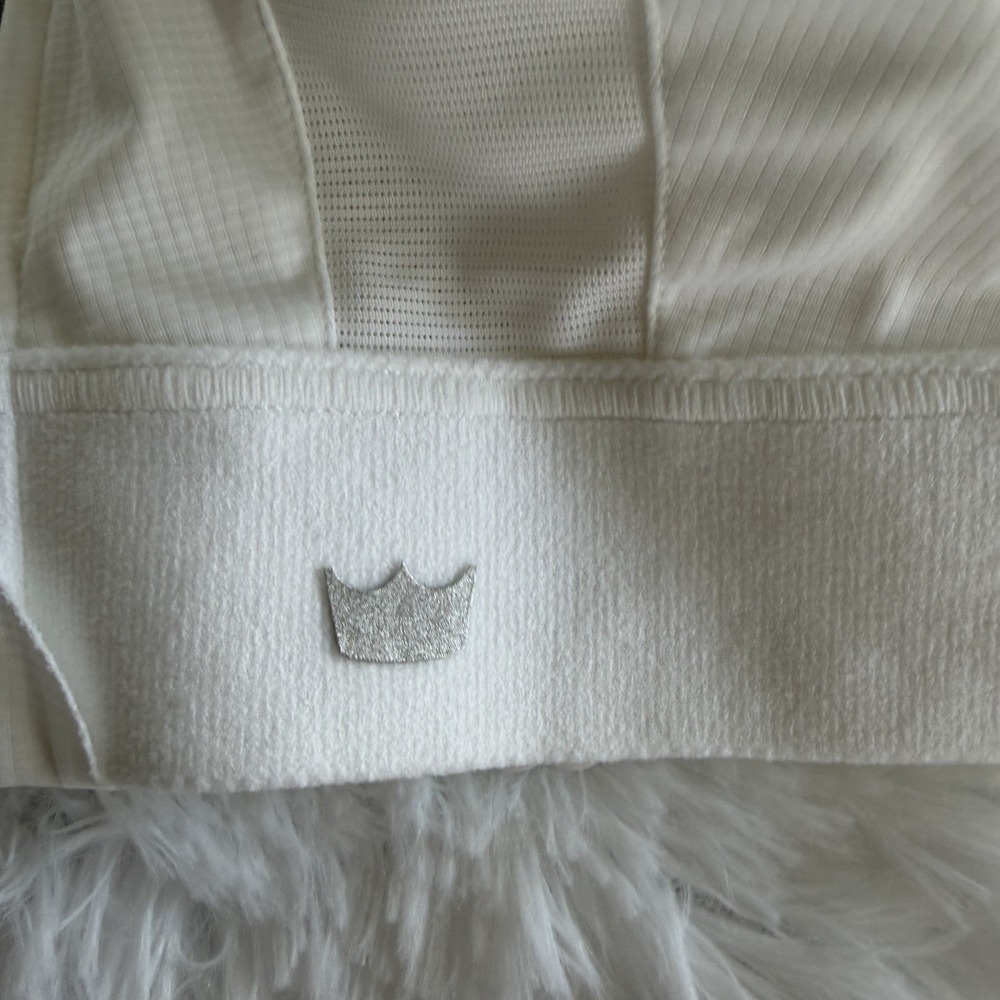 SHEFIT Ultimate Sports Bra White High Impact Adjustable Size Medium - Picture 3 of 8